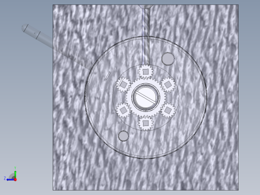 多型腔注射成型工具右视缩略图