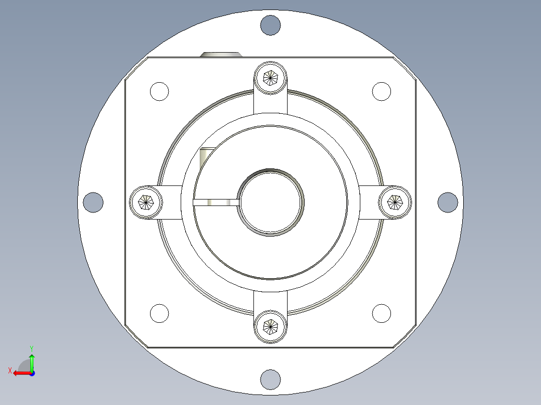 多摩川行星减速机TD-064-L1-14BK14后视图