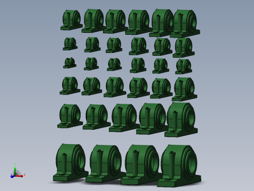 SNK系列立式轴承座模型大全272945===50