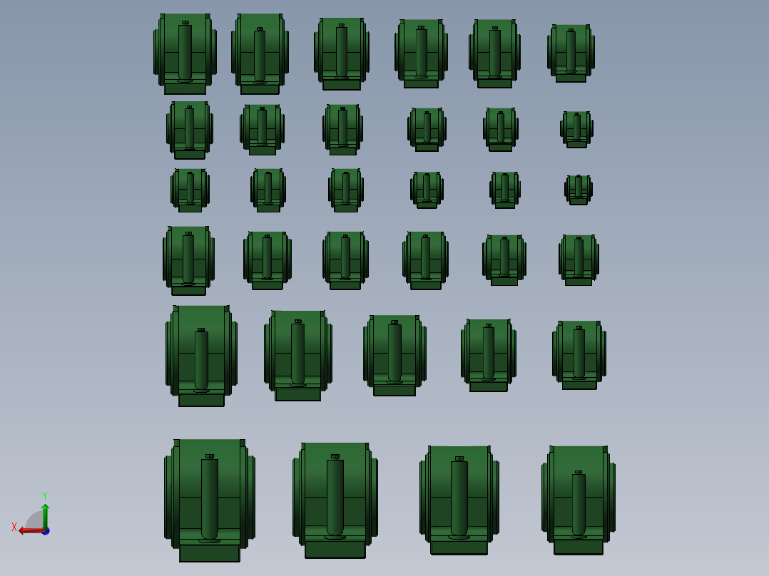 SNK系列立式轴承座模型大全272945===50后视图