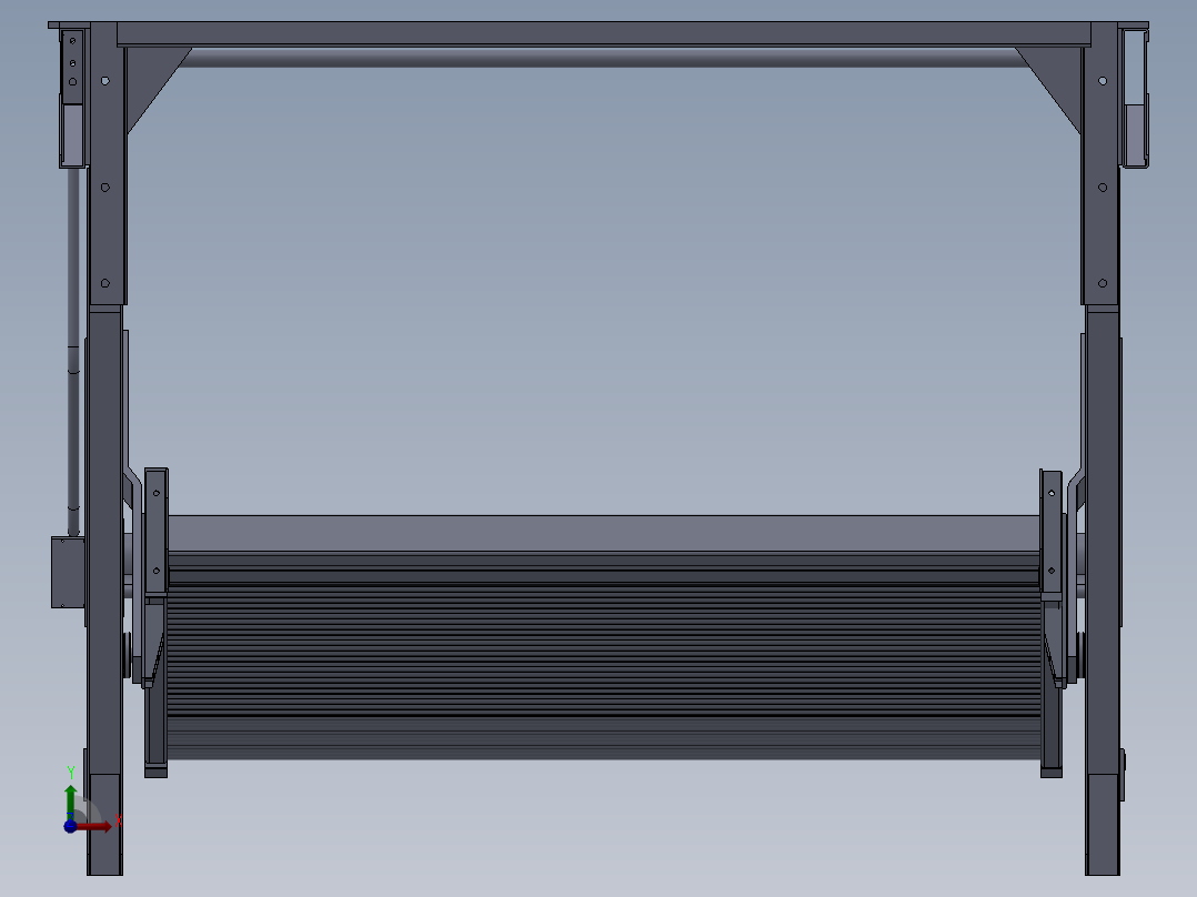 二层液压简易总装前视图