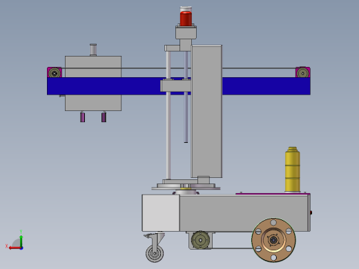Q436-自动堆垛式载运机器人的设计【三维SolidWorks】后视缩略图