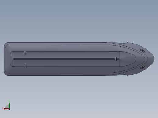 钻台运输船模型后视缩略图