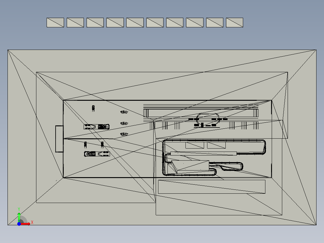 B2003994-加热散热器生产线前视图