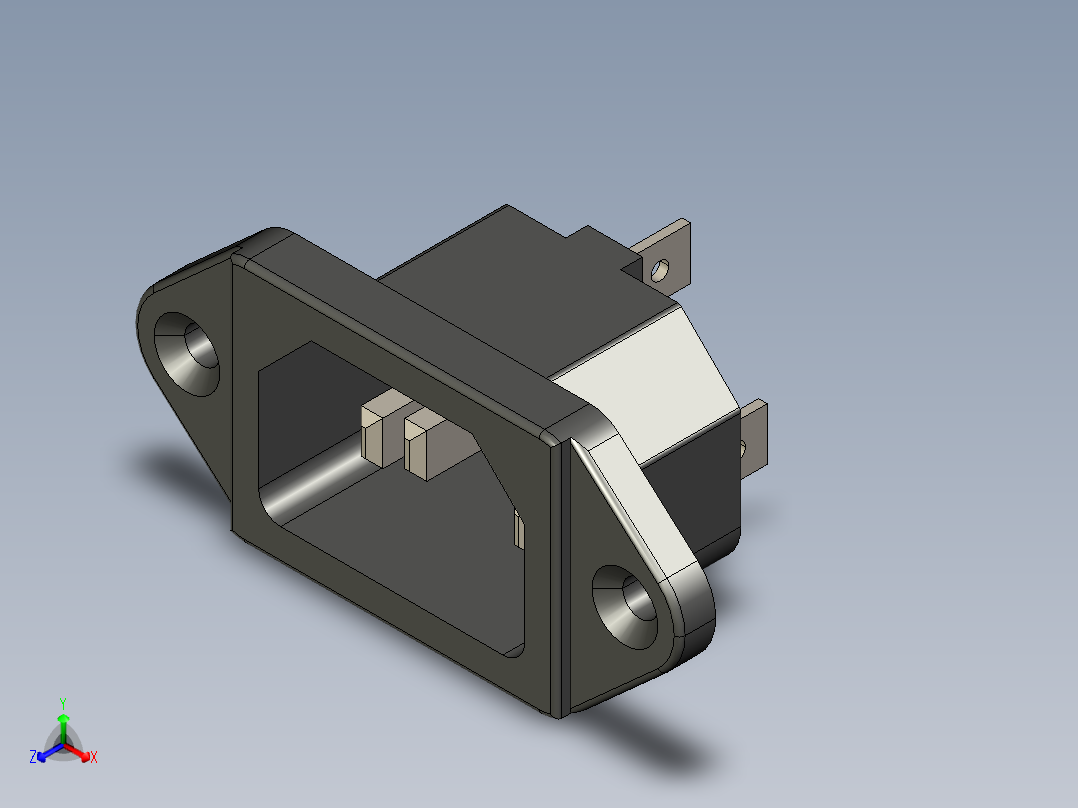 接插件(193)正等轴测图