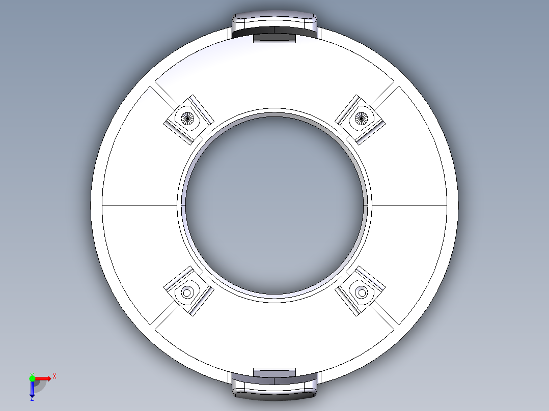 Trimtech 修剪器底座俯视图