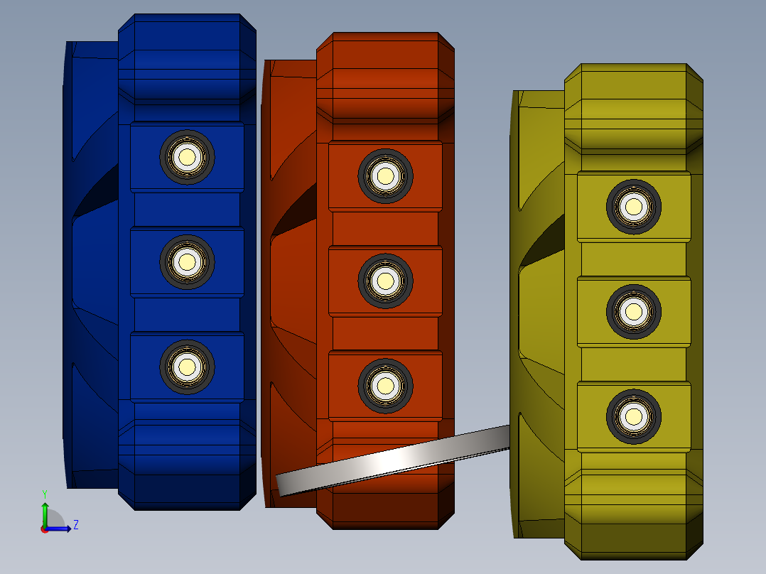 示波器(4)左视图