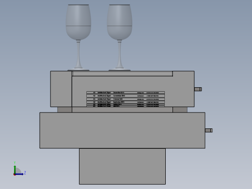 电脑桌(34)左视缩略图