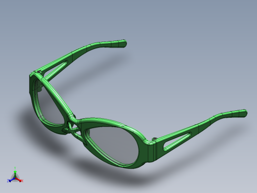 眼镜、墨镜(5)正等轴测缩略图