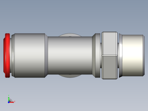 B3004544-定心三通快插气管接头 6mm前视缩略图
