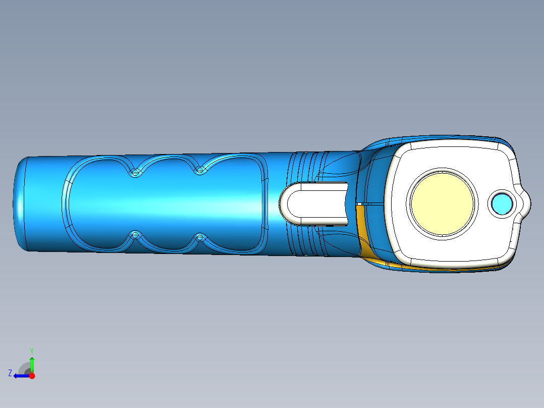 高精度手持式红外线测温仪-380度右视图