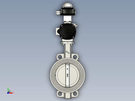 TTV阀门4434MH蝶阀DN150前视缩略图