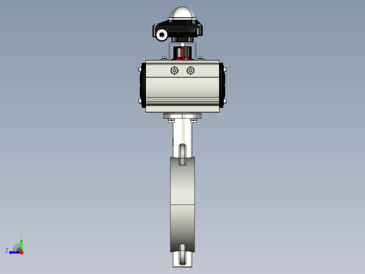 TTV阀门4434MH蝶阀DN150右视缩略图