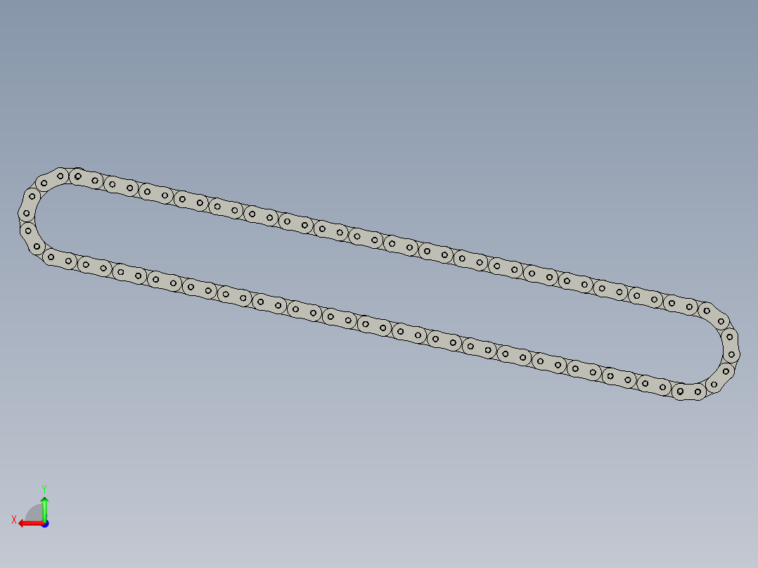 16A中心900链条后视图