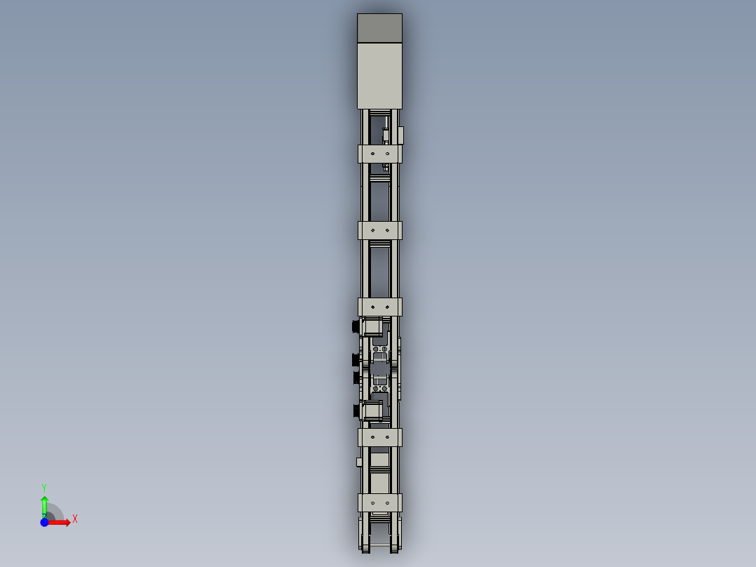 F01AE-5000-00进料皮带组合前视图