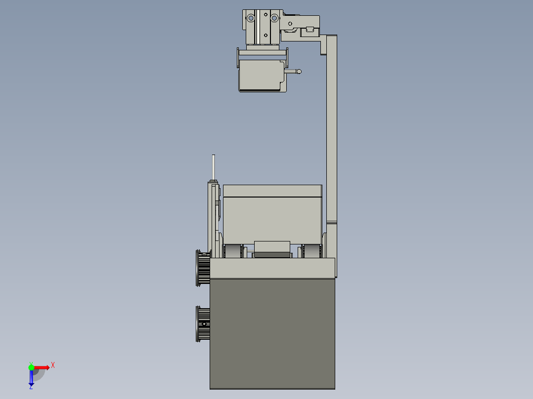 F01AE-5000-00进料皮带组合俯视图