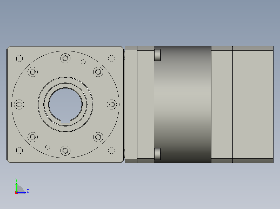 PAW180A-L1-C-K-S5(35-1143-200-M12)左视图