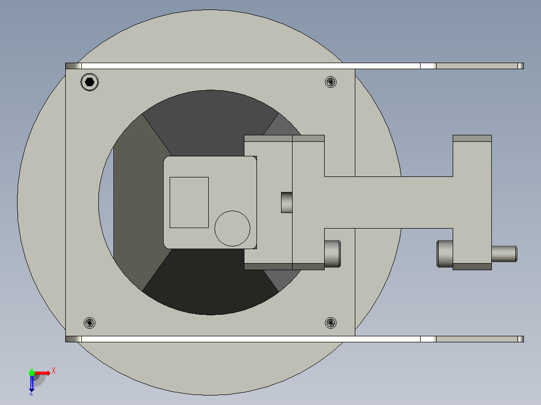 相机检测面积401-836俯视图