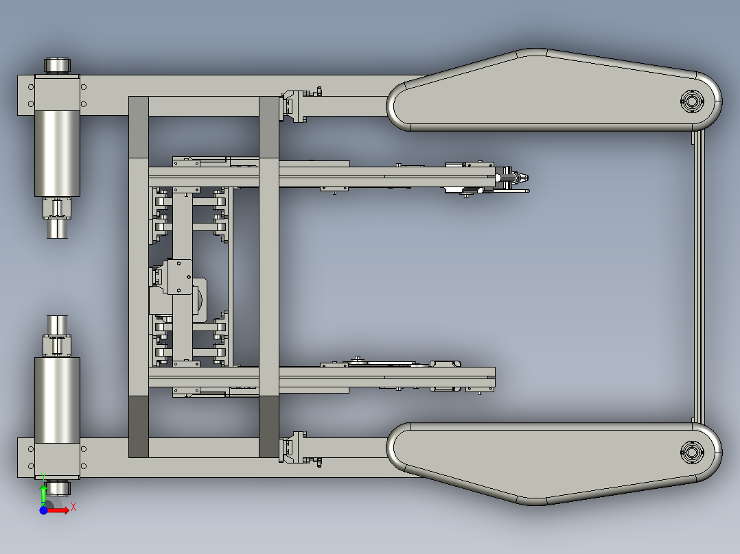 康复机器人装配图前视图