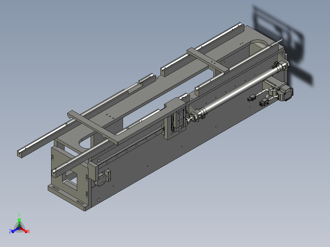铜棒移载机构A300正等轴测图