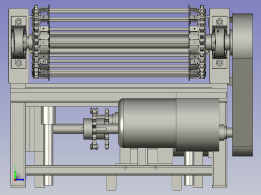 压铸车间物料输送系统左视缩略图