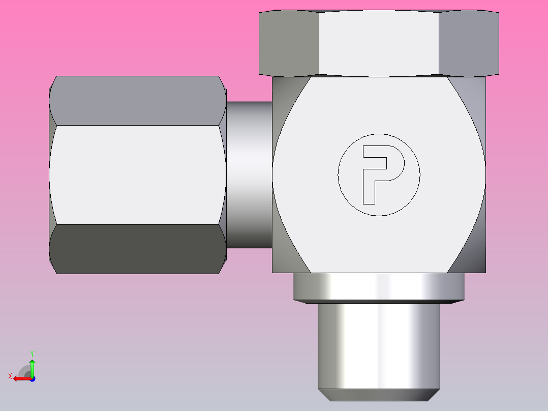 高压班卓琴弯头WH06ZLM71后视图