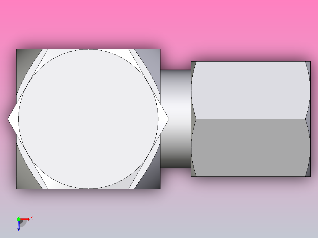 高压班卓琴弯头WH06ZLM71俯视图