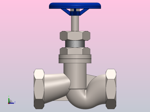 DN50-内螺纹截止阀左视缩略图