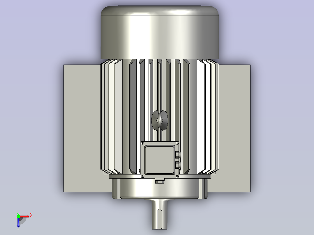 KCT开关磁阻调速电动机俯视图