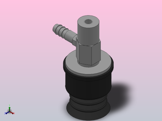 PCYK10~20固定金属配件三段式真空吸盘[PCYK-20-S]