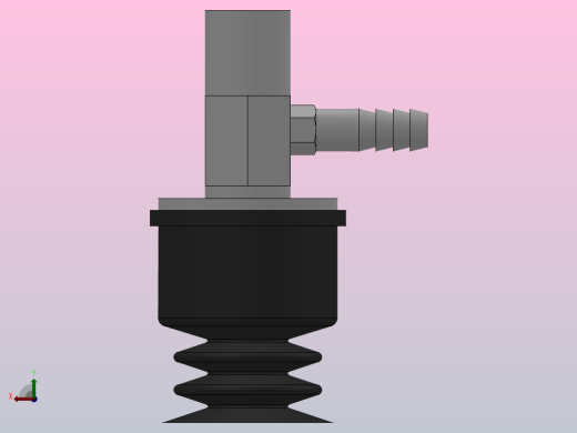 PCYK10~20固定金属配件三段式真空吸盘[PCYK-20-S]后视缩略图