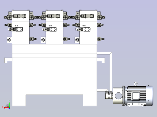 液压站模型后视缩略图