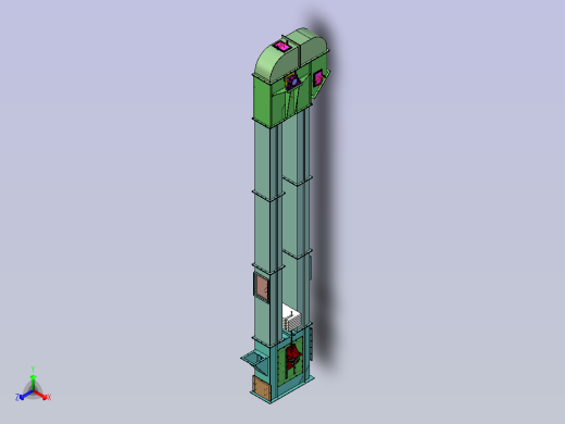环链斗提正等轴测缩略图