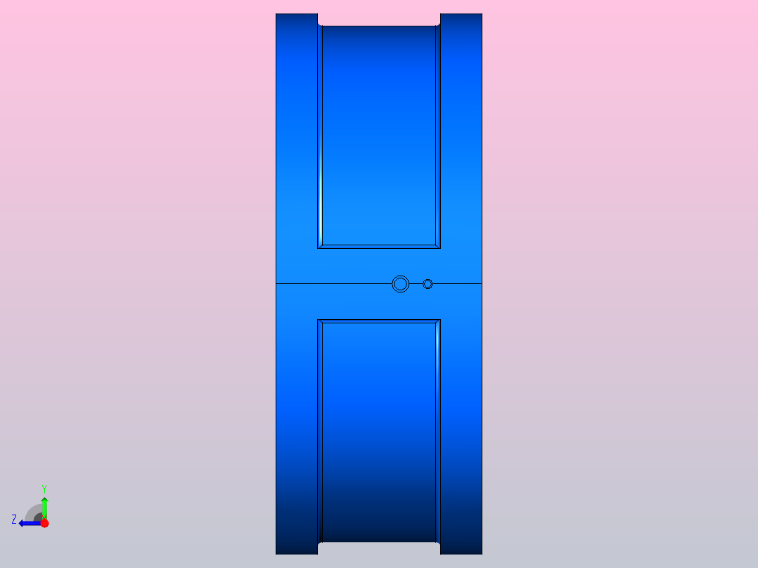 H71H╱Y╱F-PN1.6(HWF6)对夹式止回阀[H71H╱Y╱F-PN1.6(HWF6)]700右视图