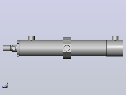 HSG-50X28-TC 中间砲耳型工程油缸[HSG-50X28-300-TC]右视缩略图