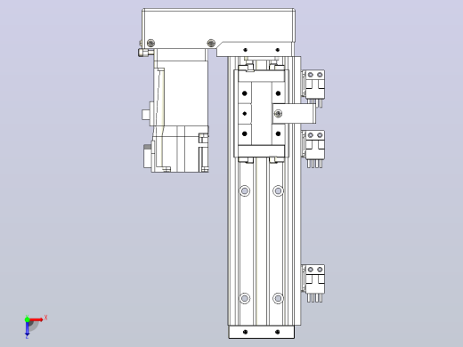 钢基模组TPA-KSR-5002C-200A1-ML-H1S2俯视缩略图