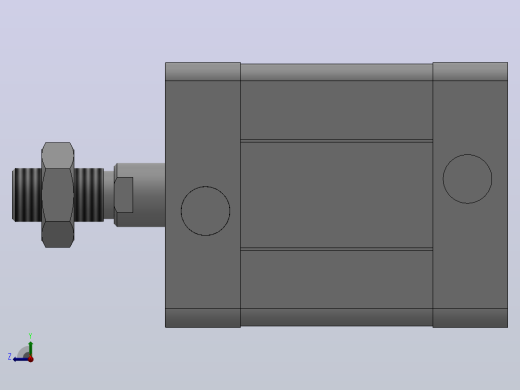 ASEφ32~φ63紧凑型气缸[ASE32×20-SBT]右视缩略图