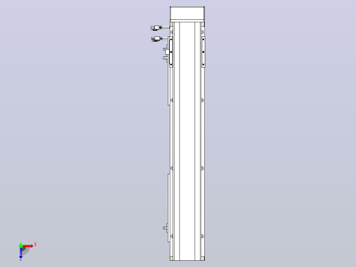 MTH12标准螺杆滑台[MTH12-L#-500-BM-P10-C3]俯视缩略图