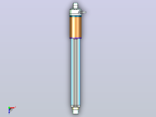 电动推杆2000N(ZJWSN-A1)[ZJWSN-A1-S250]俯视缩略图
