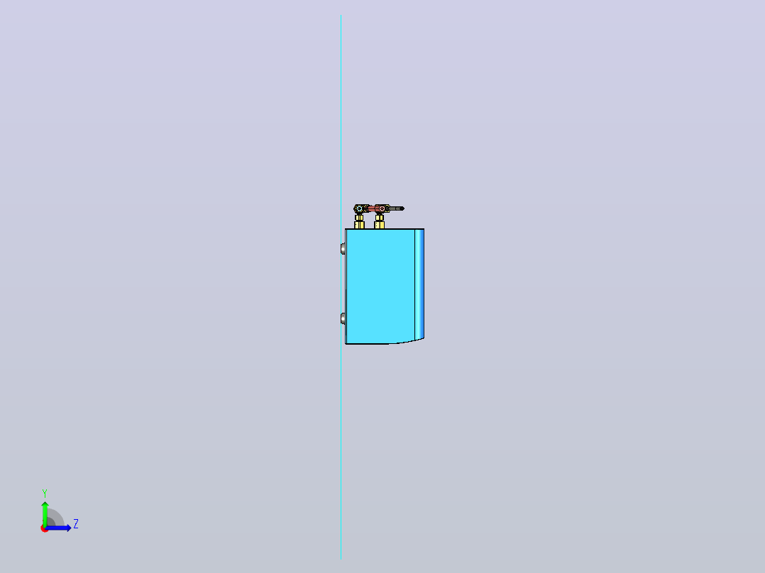 气体混配器左视图