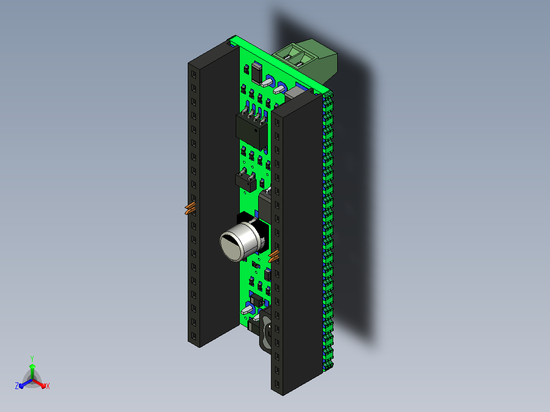 用于 Raspb 的 mbus 主控 HAT..模块.zip.zip主视图