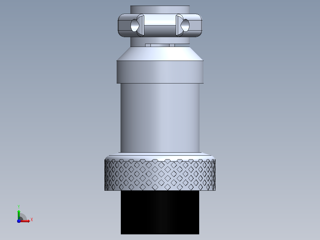 GX16 连接器3 插脚前视图