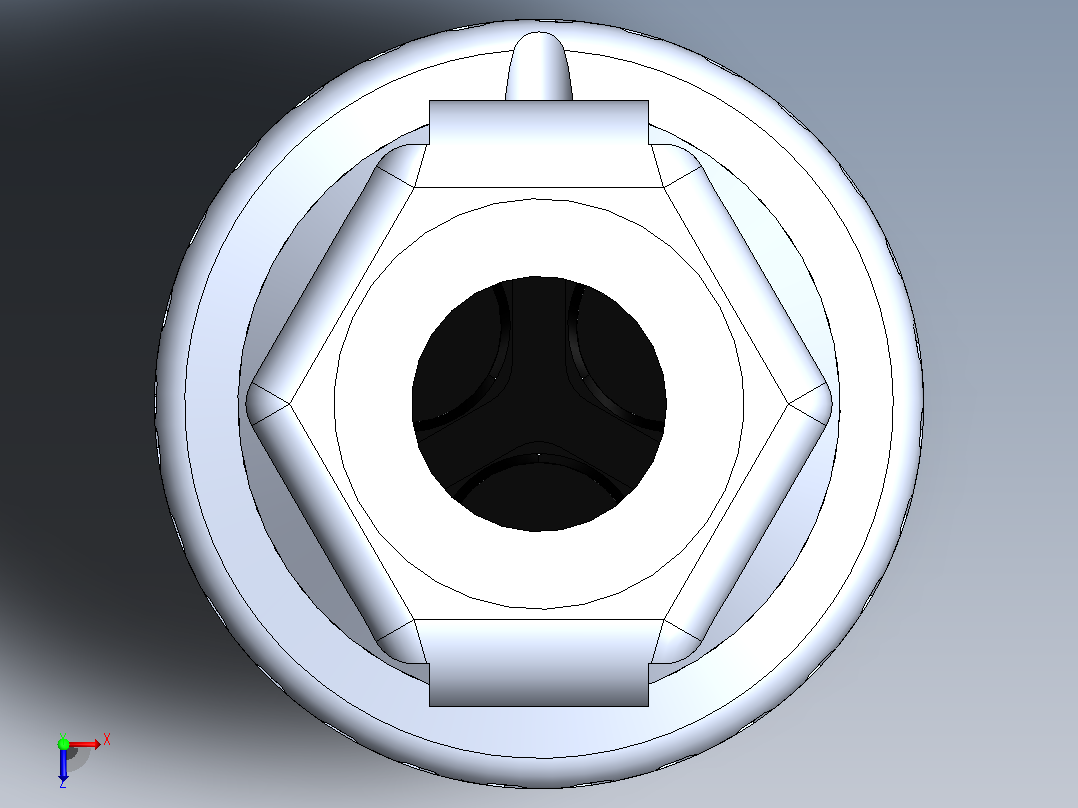 GX16 连接器3 插脚俯视图