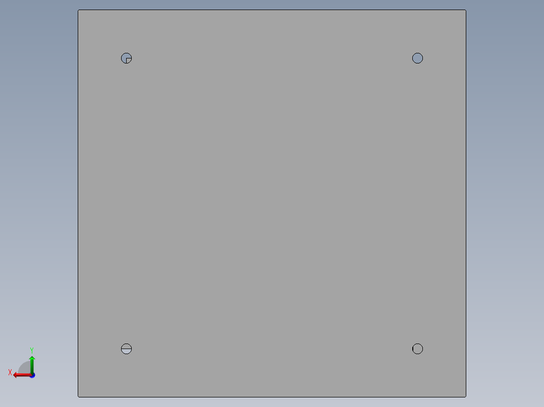 蓝系组合夹具后视图