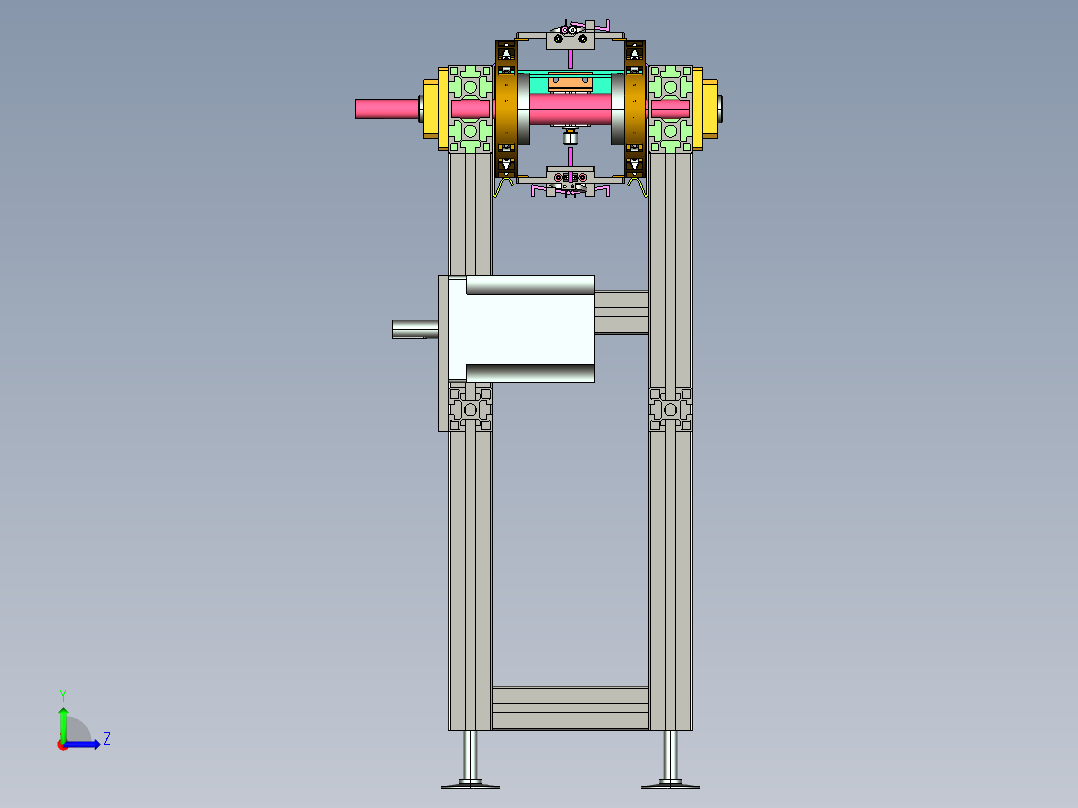磁共振测试机cero2.0可编辑左视图