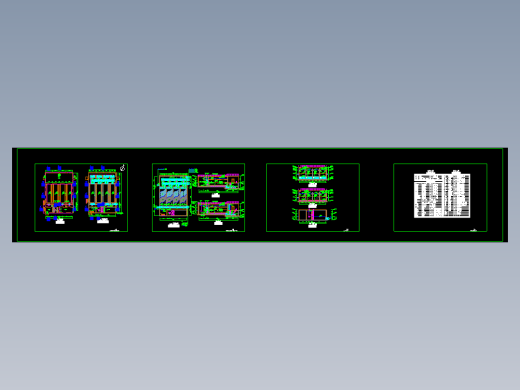 一套日处理量2万吨天深床反硝化滤池滤砖技术施工CAD图纸