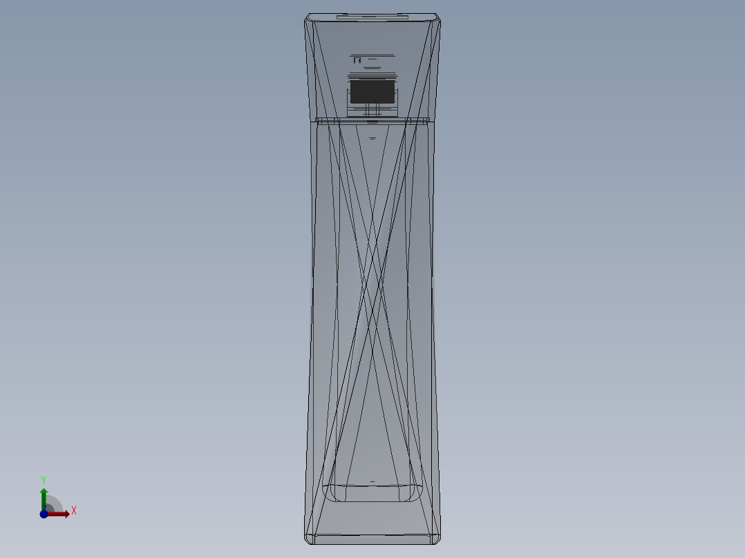 玻璃模型前视图
