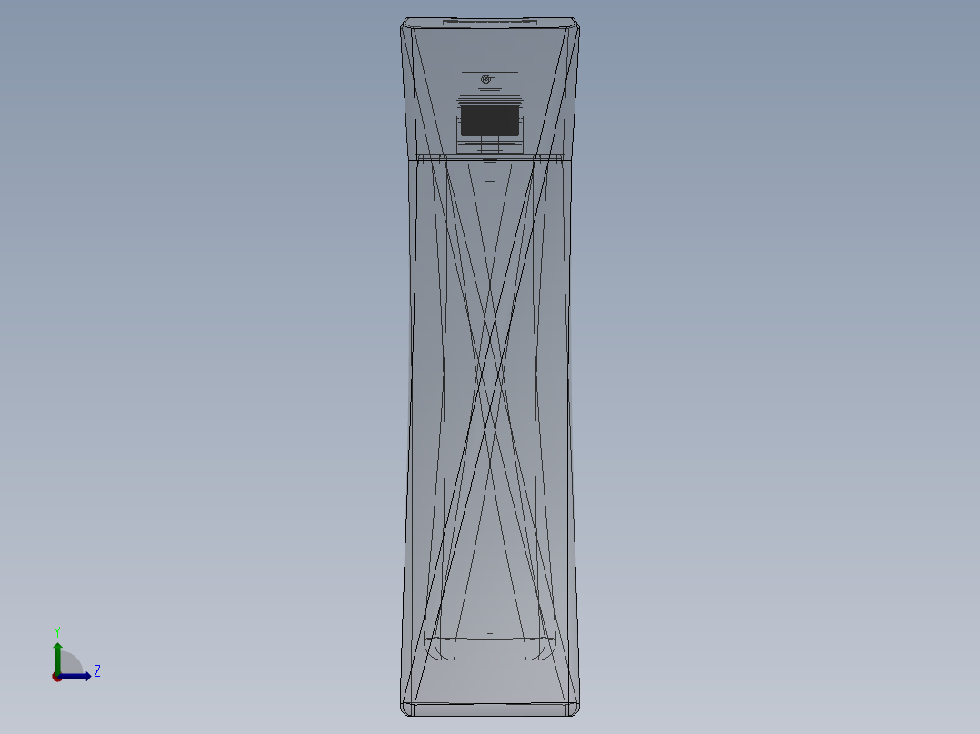 玻璃模型左视图
