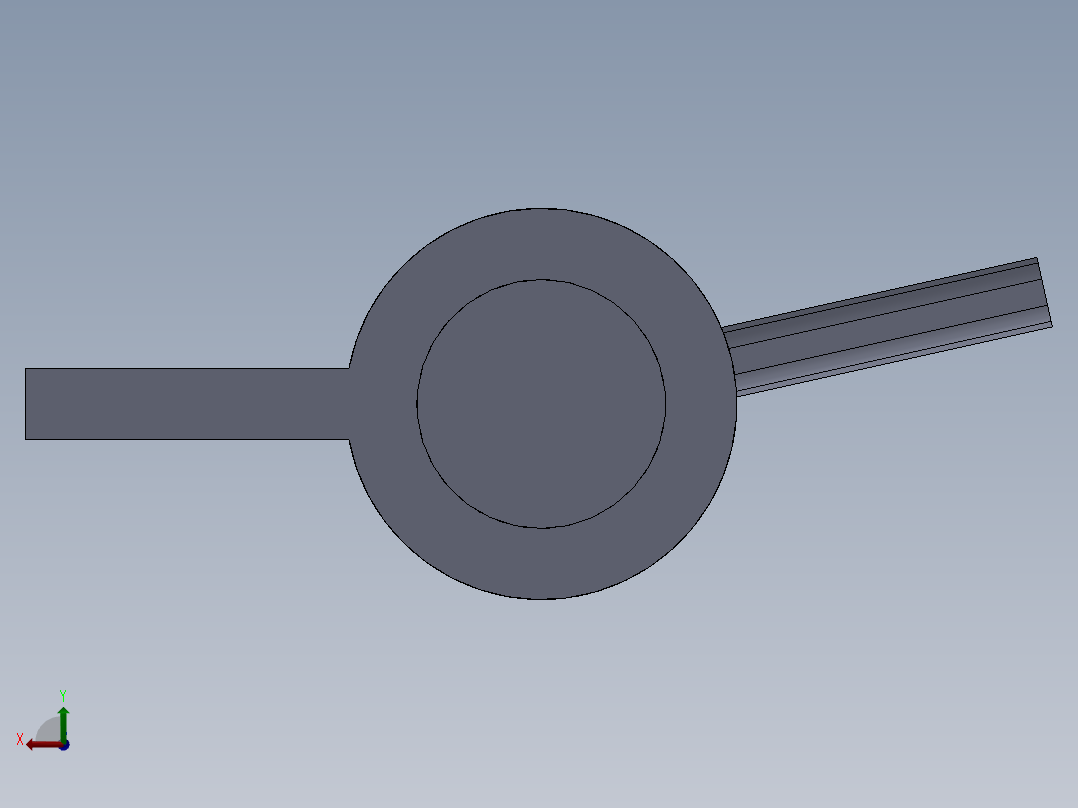 特型铰链后视图