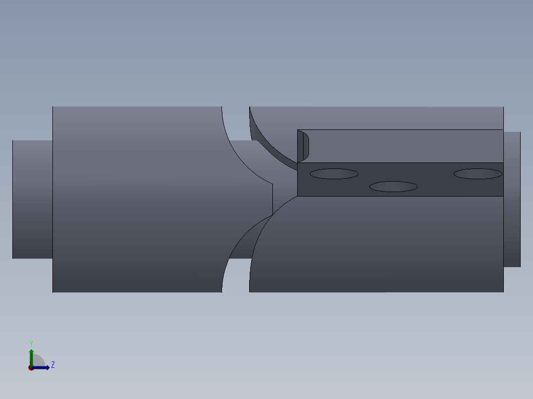 特型铰链左视图